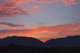 Sunrise over Queen Creek Canyon