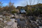 Jeep about to cross Wood Canyon Creek - Tonto National Forest