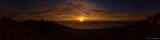 Haleakala Sunset Panorama, Puuulaula (Red Hill), June 9, 2013