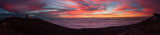 Sunset at Haleakala, Puuulaula (Red Hill),  June 8, 2013