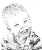 Paxton - pencil, 9 x 12
