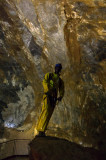 Maniqui de referencia dentro de la cueva