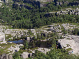 Subiendo a Preikestolen (El Plpito)