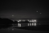 Moonrise over San Quentin