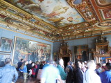 More elaborate rooms, ceilings etc.