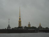 Peter and Paul Fortress, with Peter and Paul Cathedral in Center