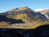 Late afternoon view onto Silverton
