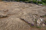 Interesting patterns in the volcanic rock