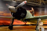 Mitsubishi A6M2 Zero (closeup view) (01/31/2015)