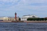 Rostral Columns on Vasilyevsky Island
