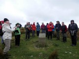 Group shot at the Gower Way marker, and an opportunity to add an extra layer!