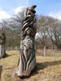 Chainsaw sculpture - the daughter