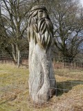 Chainsaw sculpture - the father