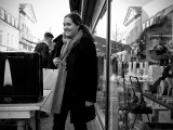 Smiling shopper