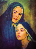 Mother Mary and Mary Magdalene