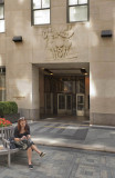 A quiet moment on Rockefeller Plaza
