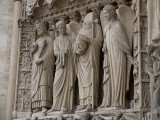 Notre Dame Carvings (St. Denis has lost his head)
