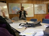 Alex Lee, at morning lecture