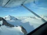 Glacier from plane 