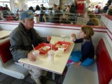 Bob and Zoe at In-n-Out Burger