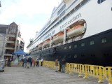 Big Cruise Ship in Harbor