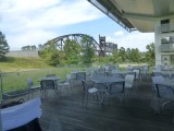 View of the Historic Bridge from the library dining room