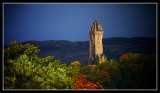 The Wallace Monument in an Autumn Sunset