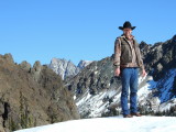 Chris the English Cowboy, ride to Iron Peak