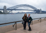 Joan and Fran Sydney Harbour Bridge in Background.jpg