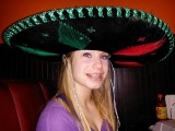 Kaitlin and the (birthday) sombrero @ La Nopolera. Happy 15th to my first born love.