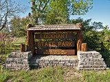 Replacement of origional park sign