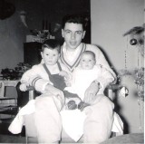 1959 Ron Walker Brent 1.5yrs Lesley 3mths X-mas.jpg