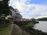 Brisbane Powerhouse viewed from river walk
