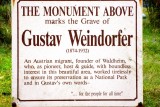 Memorial to Gustav Weindorfer
