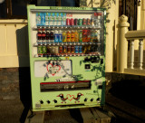 Rail pics on vending machine