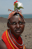 El Molo Woman, Lake Turkana, Northern Frontier District, Kenya
