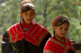 Kalash girls, Rombir Valley, Chitral