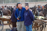 Richard and Tanya, Kashgar Sunday Market, Xinjiang, China