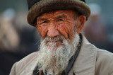 Old man, Kashgar Sunday Market, Xinjiang, China