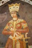 Royal portrait in the Qajar Pavilion, Bagh-e Fin