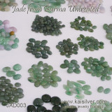 Jade From Burma, Untreated Burmese Green Jade From Kaisilver