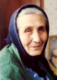 woman with blue headress-Lekani-Greece