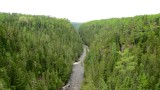 Quebec, le canyon des Portes de lEnfer