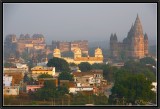 Orchha. Sunset light.