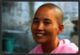 Portrait of a Nun. Mandalay.