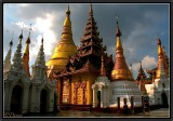 Obscured by Clouds. Shwedagon.