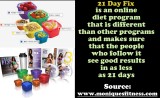 Important nutrients for your body while doing the 21 day fix diet program