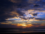 sunset on playa maderas