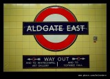 Aldgate East Roundel