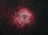 BiColor Rosette Nebula (Ha + OIII)